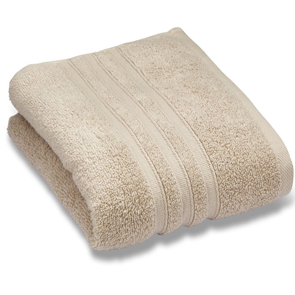 Catherine Lansfield Zero Twist Cotton 50x85cm Hand Towel Natural