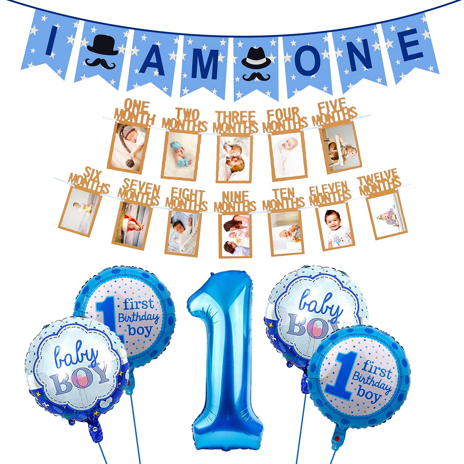 Banner, Photo Banner, Balloon · Blue