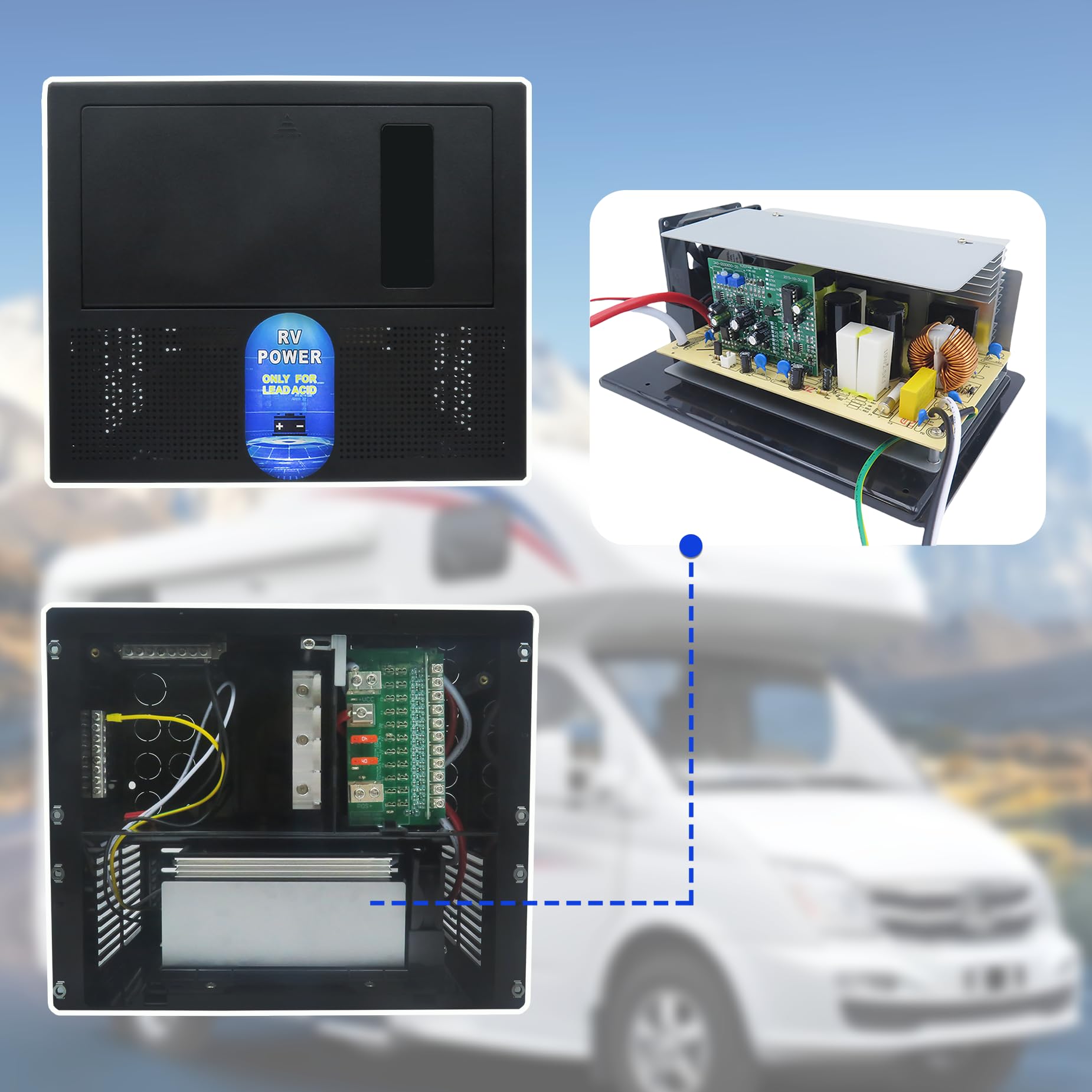 Amazon.com: WF-8955PEC Power Center rv Converter 55 amp Compatible