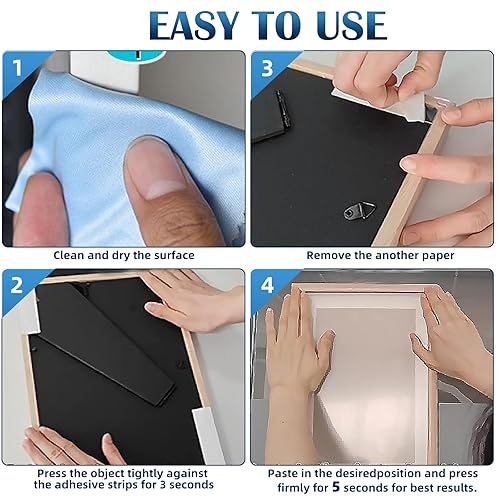 Miniatura 7 de 80 puntos adhesivos de doble cara, sin daños, cinta adhesiva para pared extraíble, masilla adhesiva para colgar cuadros, globos, manualidades de