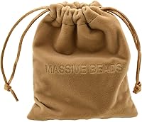 Vista 5 de MASSIVE BEADS - Pulseras ajustables unisex de cuentas de cristal de piedras preciosas con poder curativo natural, de macramé