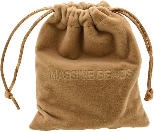 Miniatura 5 de MASSIVE BEADS - Pulseras ajustables unisex de cuentas de cristal de piedras preciosas con poder curativo natural, de macramé