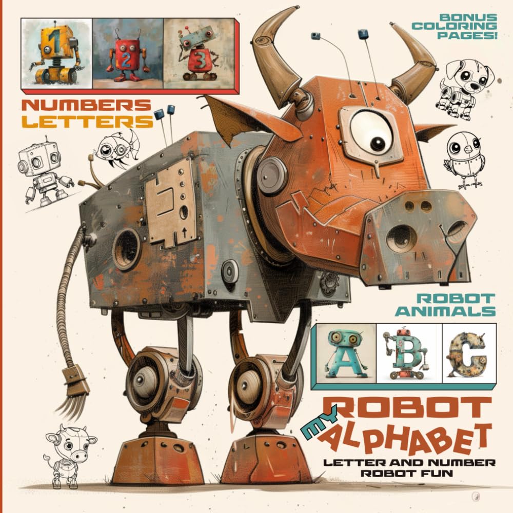 My Robot Alphabet: Letter and Number Robot Fun