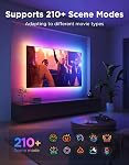 Govee TV LED Backlight 2, 18.4ft Cuttable TV Lights for 32-86 Inch TVs | RGBWIC LED Strips Lights for Monitors, Support 210+ Scene Modes & Music Sync,Smart APP and Voice Control, Easy Intall