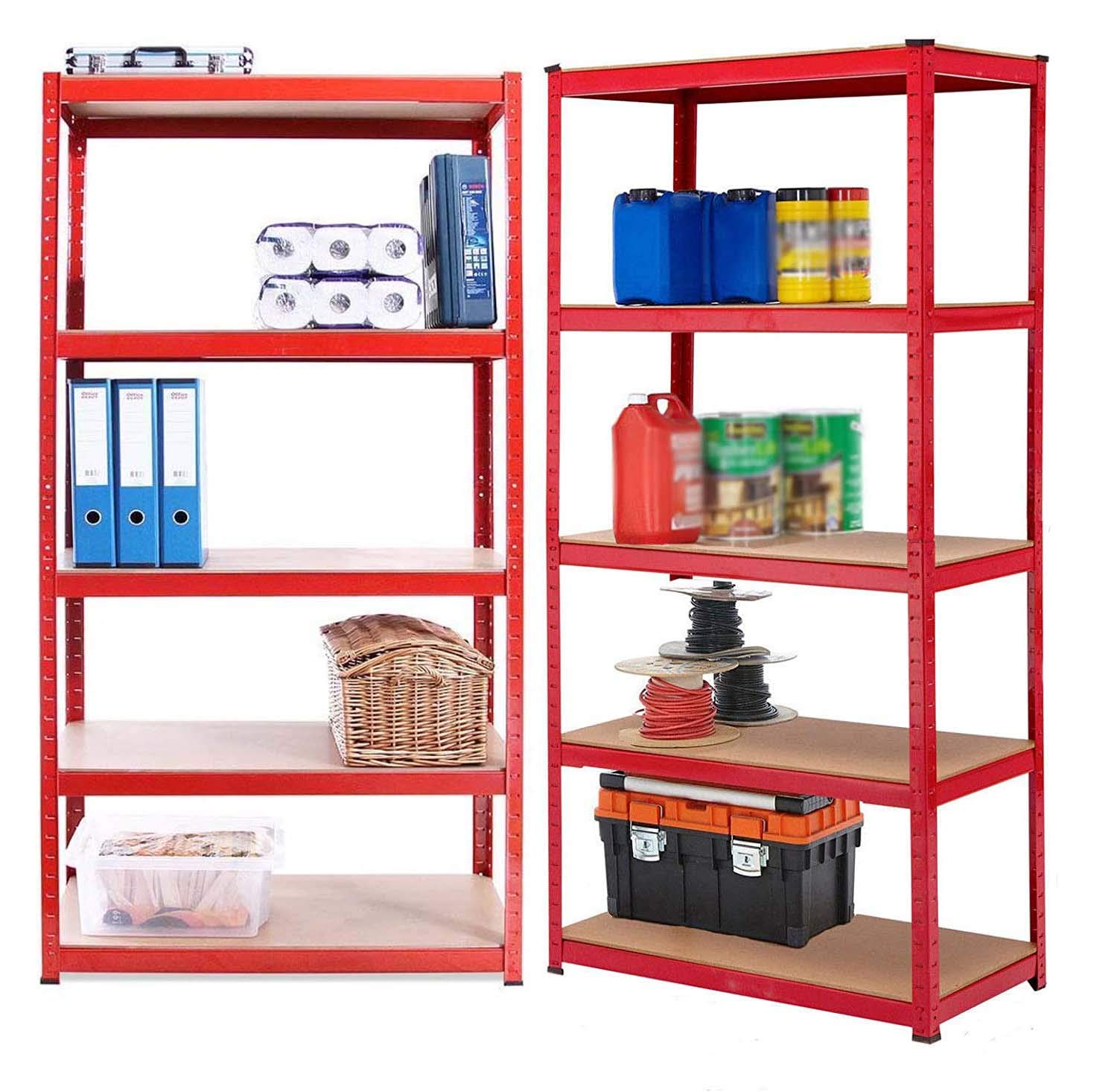 Heavy Duty Metal Garage Shelving Racking Unit Storage Rack Boltless