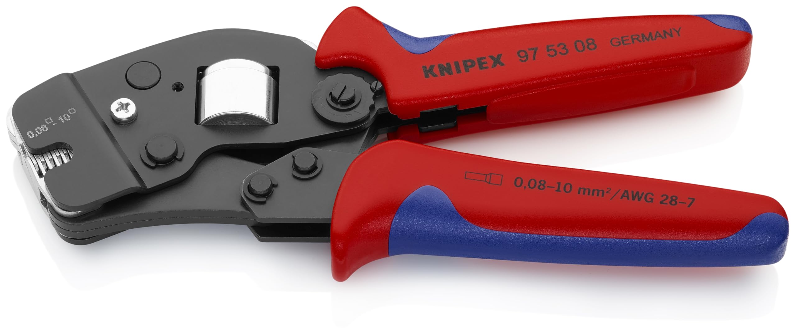 KNIPEX Alicates de crimpado autoajustables para virolas de alambre