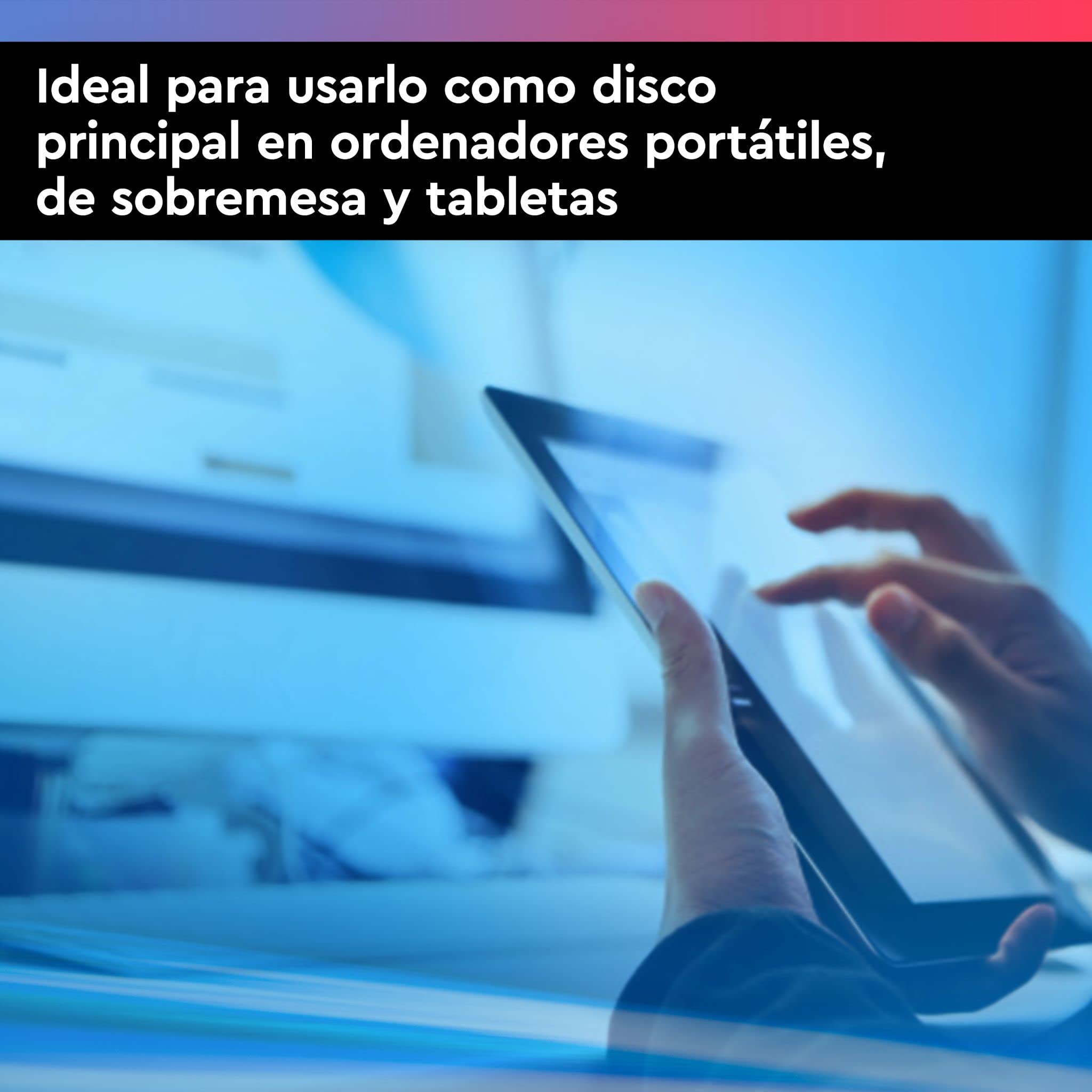WD Blue 1TB para Portátil, Disco Duro Interno 2,5” - 5400 RPM, SATA 6 GB/s, 128 MB caché