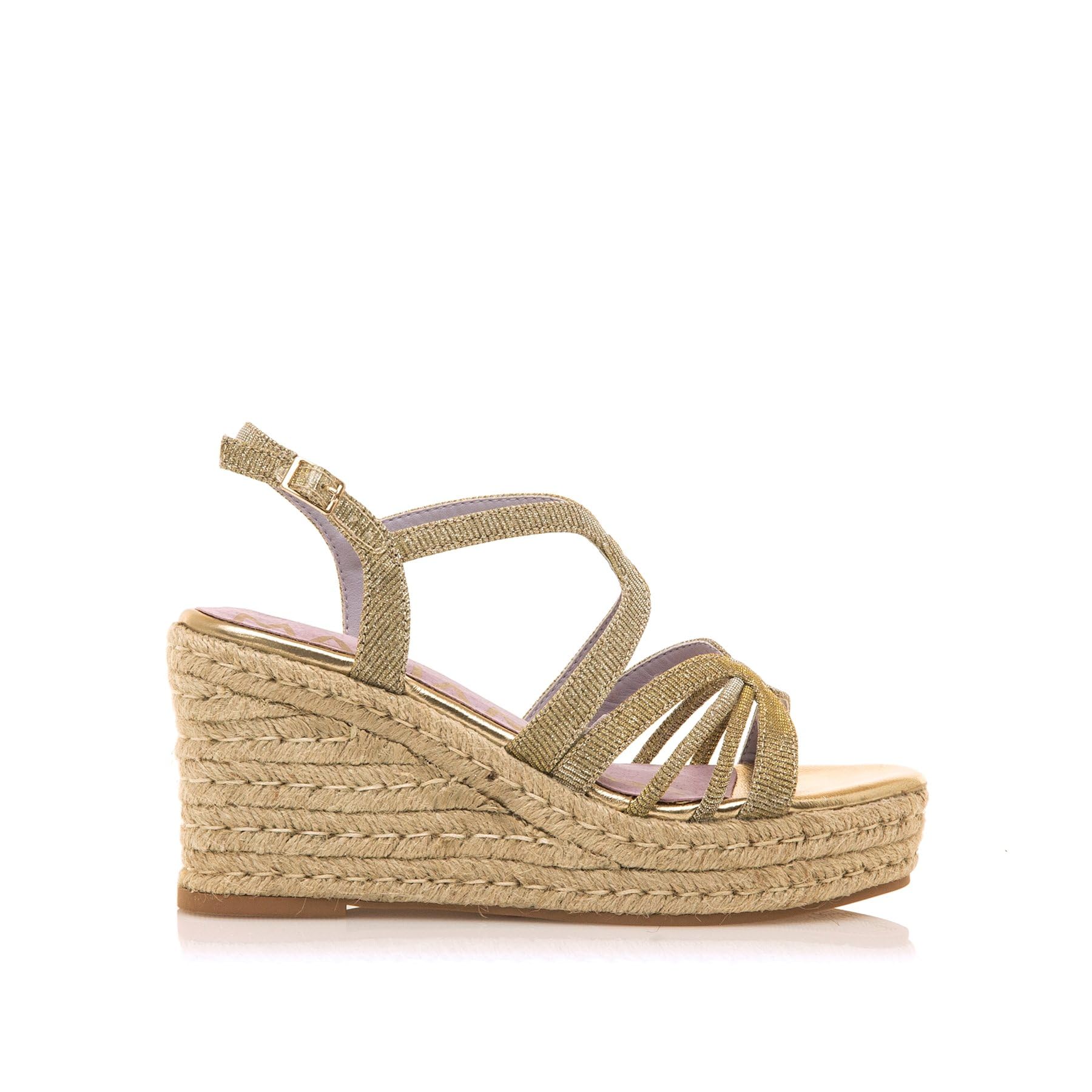 Maria Mare Women's 68559 Sandal, Gold, 4 UK