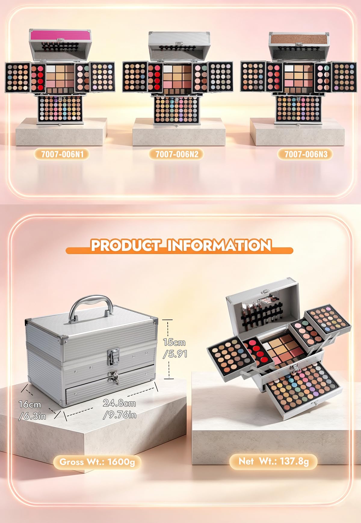 Amazon | MISS ROSE 132色 メイクボックス アイシャドウ チーク Amazon | MISS ROSE 132色 メイクボックス アイシャドウ チーク
