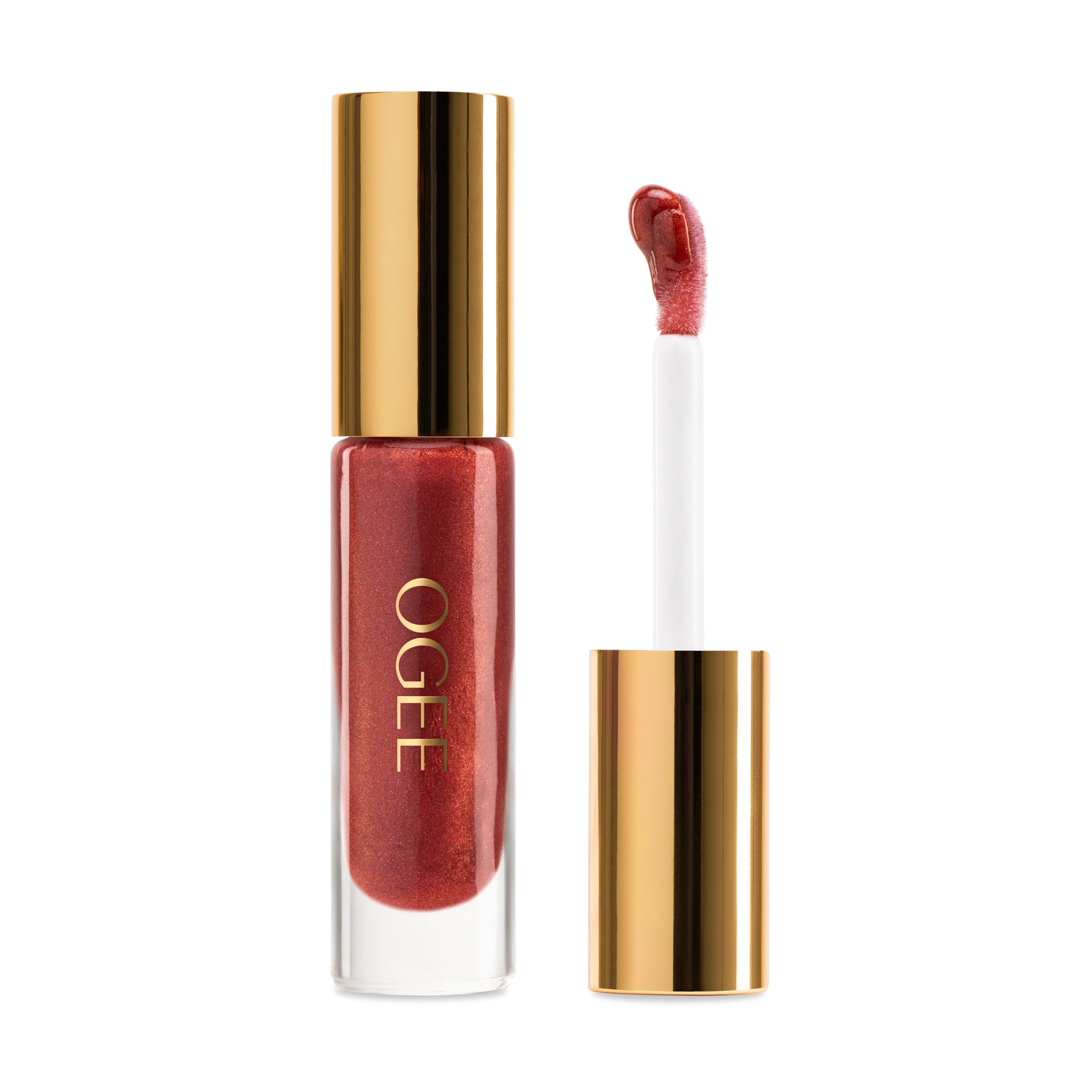 Ogee Beyond Clean Lip Gloss - Certified Organic Lip Gloss for Women - Effortlessly Plump Hydrate Add High-Shine