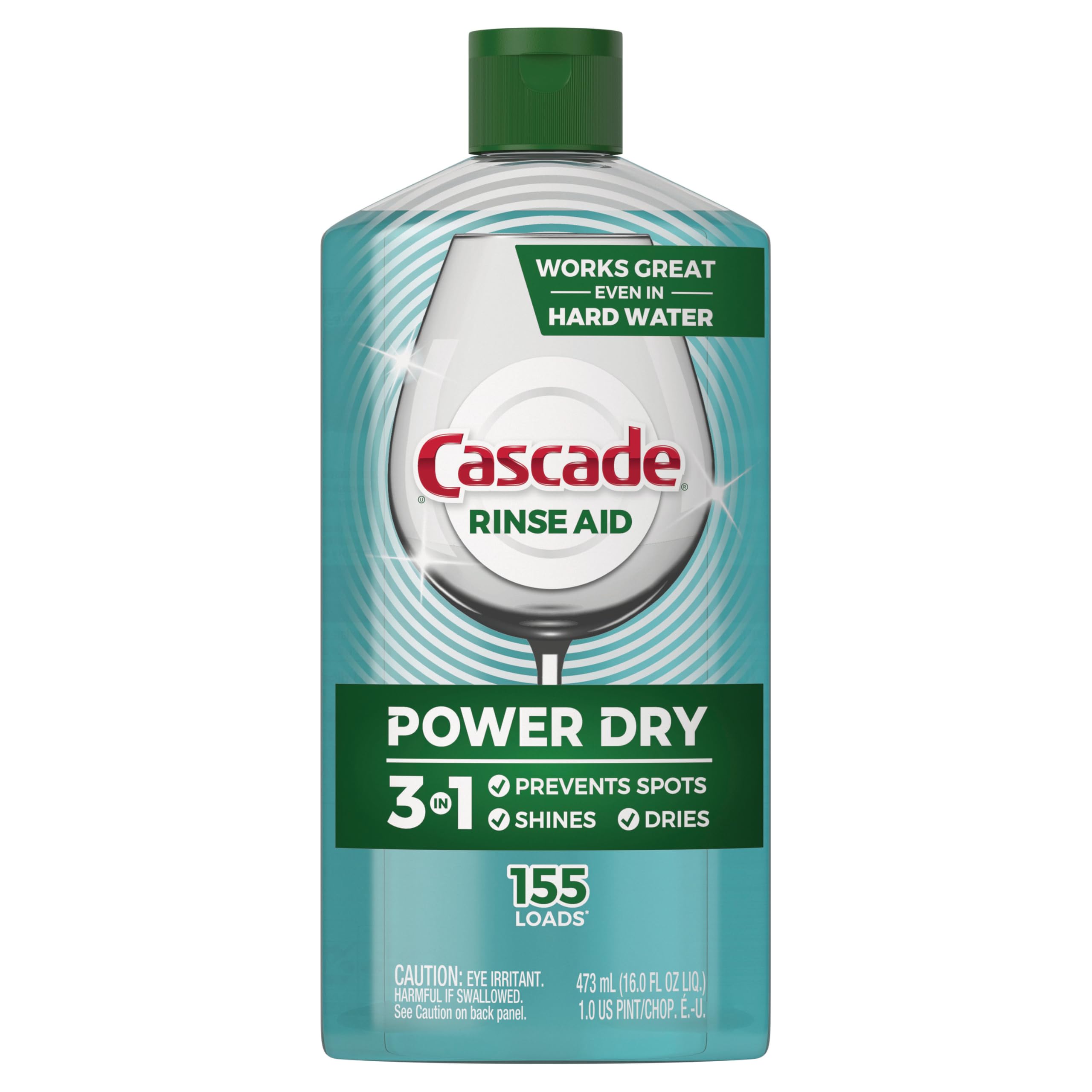 Cascade Platinum Rinse Aid 16 oz (155 loads)