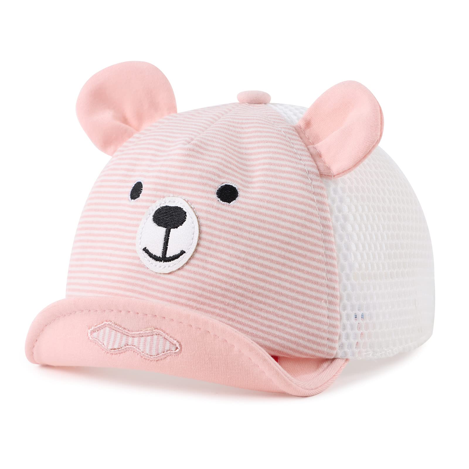 Pesaat Gorra de béisbol para bebés de 6 a 24 Meses Gorra de béisbol con protección UV