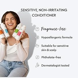 No nothing Sensitive Volume Hair Conditioner - Fragrance Free Conditioner - Hypoallergenic, Phthalate Free, Paraben Free, Vegan & Unscented - Volumizing Scalp - 10.1 oz