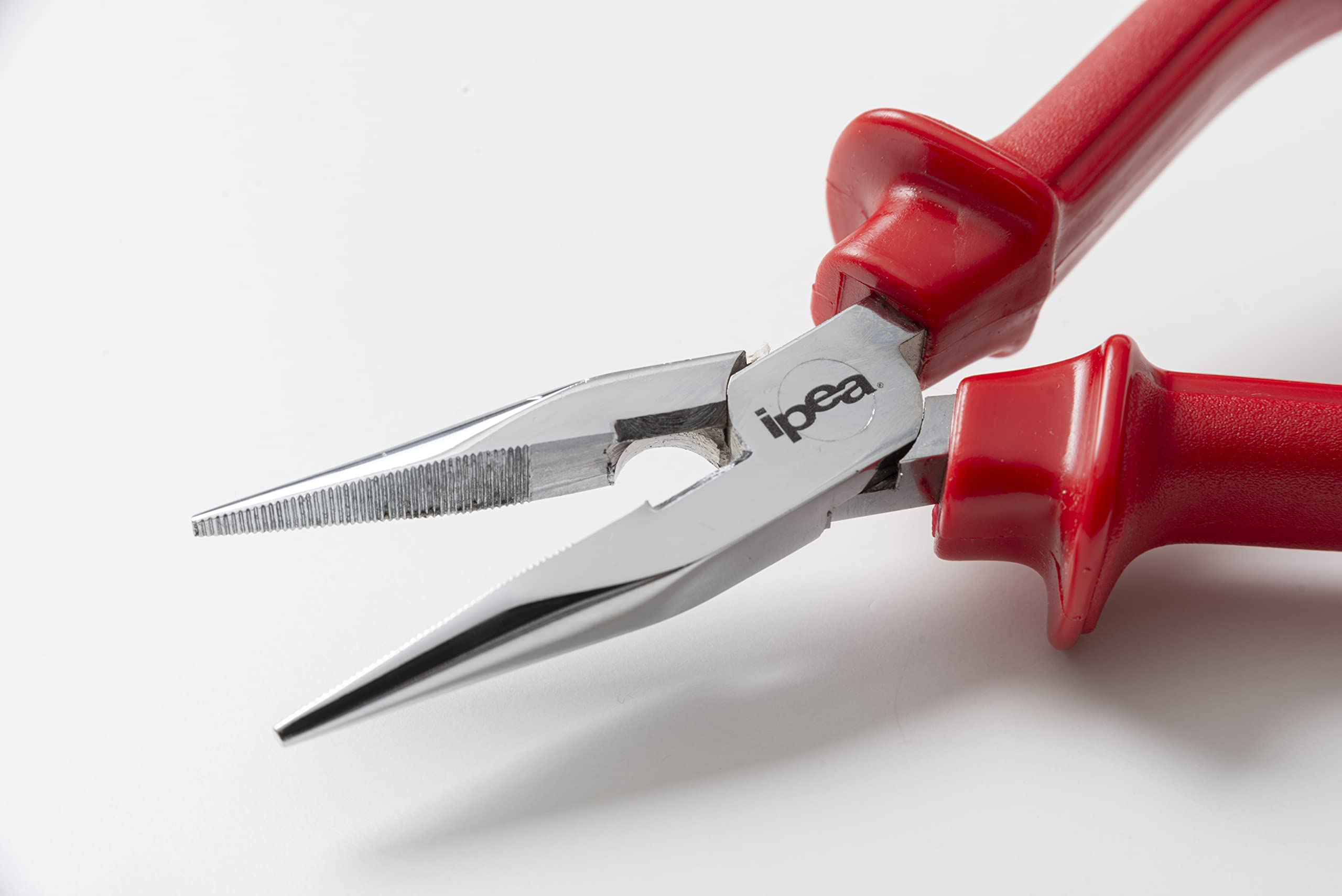 IPEA Pinza a Becco Dritto Professionale 17 CM - IMPUGNATURA ERGONOMIA - per un Uso Prolungato - Pinze Dritte Multiuso in Acciaio per Lavoro, Bricolage, Fai da Te - Pinze Universali