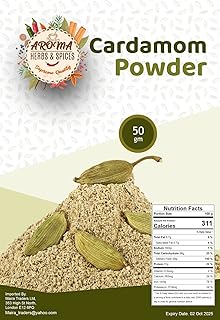 Cardamom Powder | Ground Cardamom | 50g | Elaichi Powder |100% Natural | Premium Quality