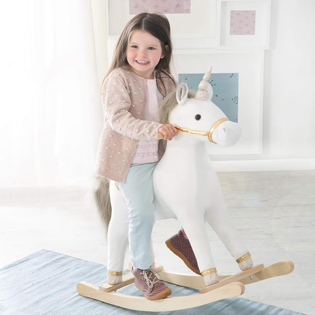 Foto 6 de 8 de roba kids 460120 - Rocking unicornio grande, unisex, blanco