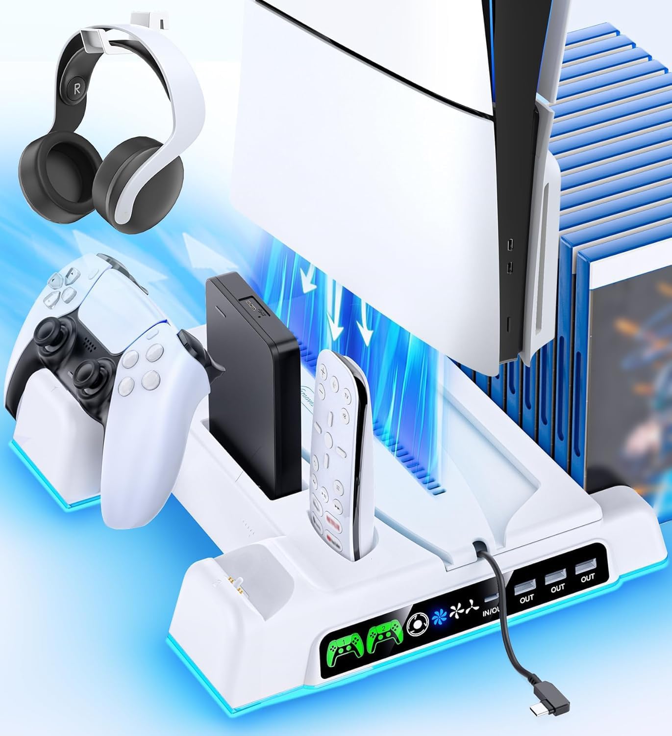 Amazon.co.jp: PS5 Pro/PS5/PS5 Slim対応 縦置きスタンド