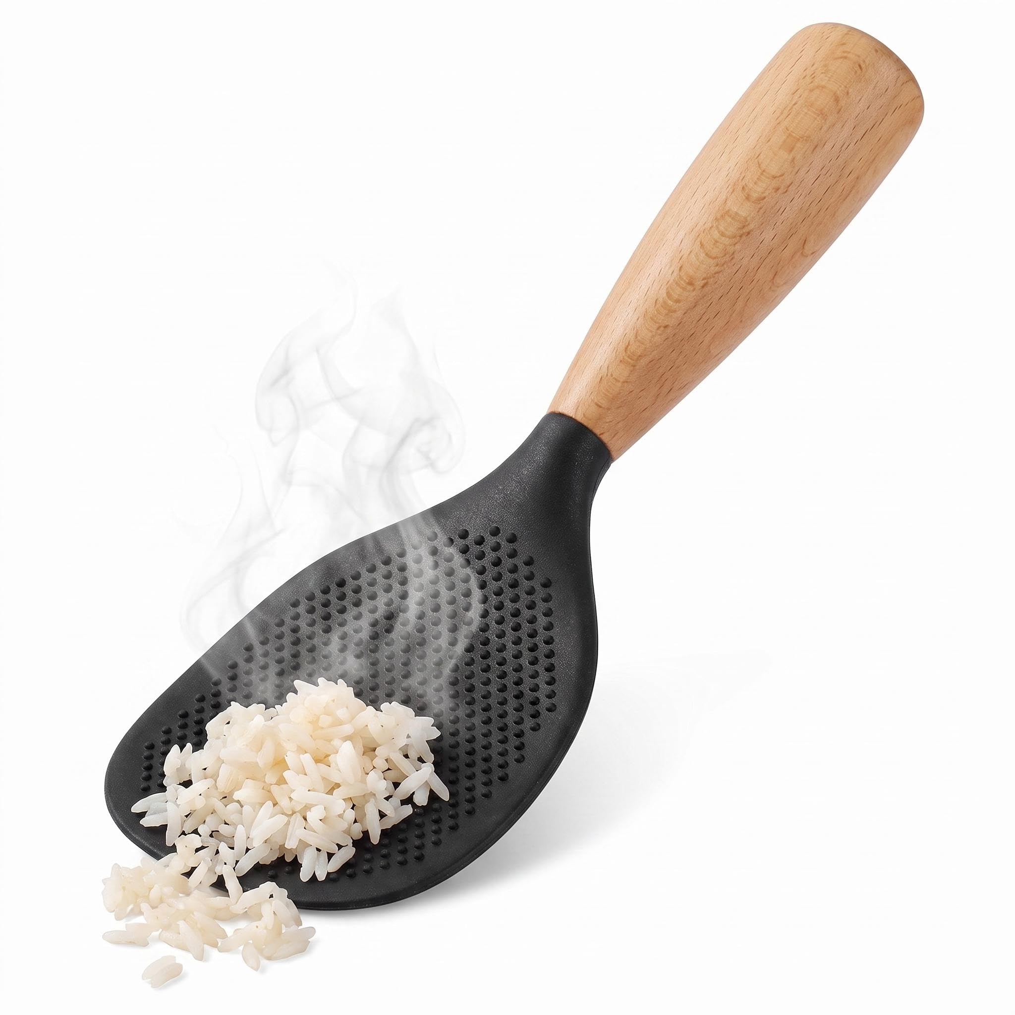 MAGICLULU Silicone Rice Paddle - Non Stick Spoon -11 MAGICLULU Silicone Rice Paddle - Non Stick Spoon -11