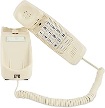 Trimline Corded Phone - Phones for Seniors - Phone for Hearing impaired - Classic Bone Ivory - Retro Novelty Telephone - an Improved Version of The Princess Phones in 1965 - Style Big Button