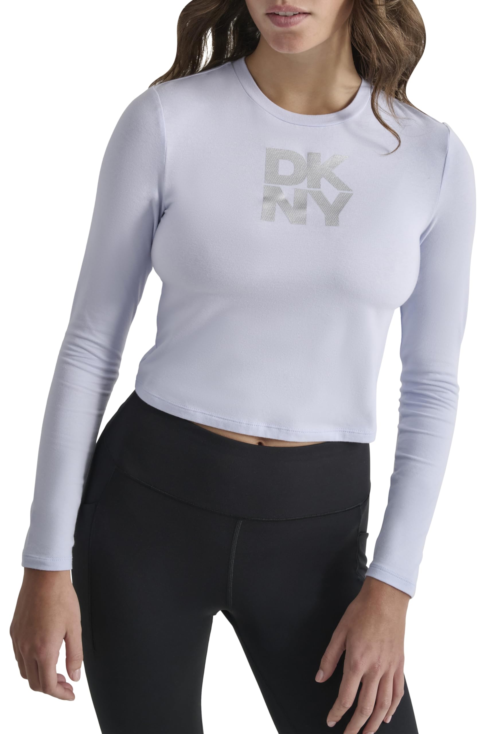 Manga Larga Stacked Textured Sttripe Logo · DP5T1113
