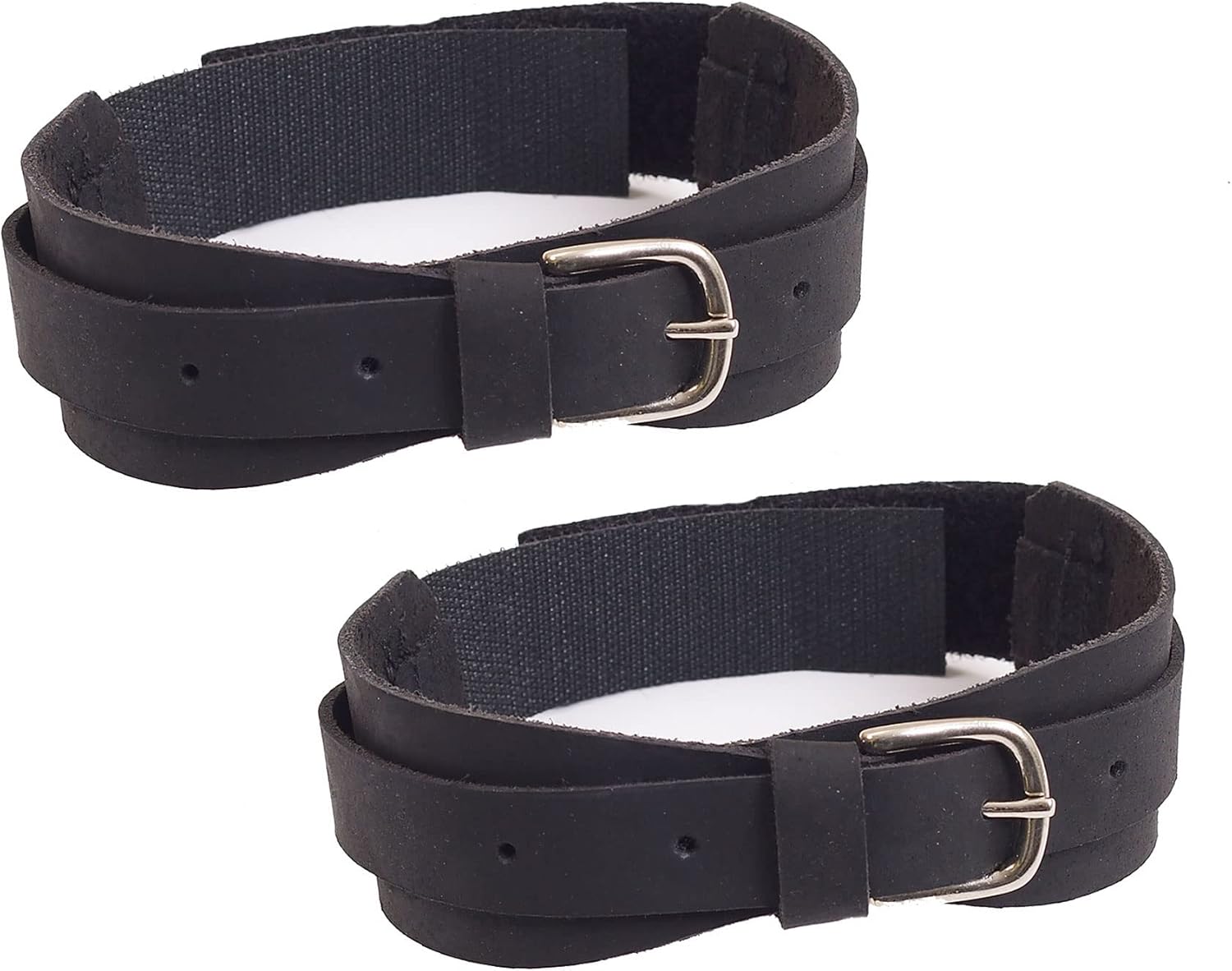 Camelot Junior Synthetic Leather Quik-N-EZE Jodhpur Garter Straps with Hook and Loop Closure