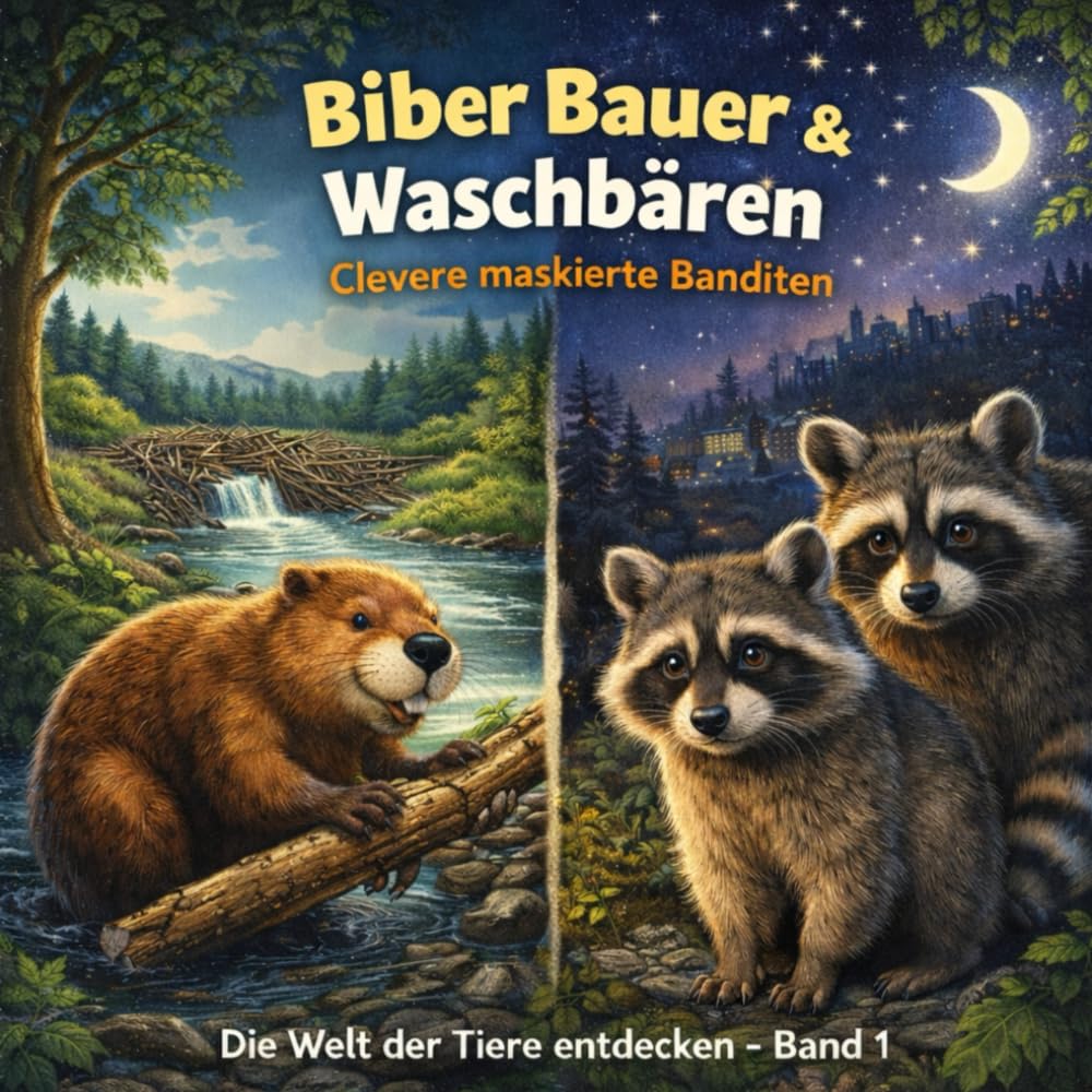 Biber Bauer & Waschbären: Die Welt der Tiere entdecken - Band 1
