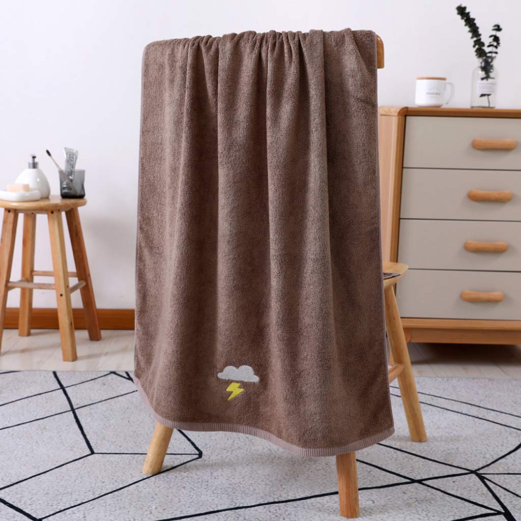 Serviette de bain en bambou 2 pièces idéale pour les séances de yoga et moments de détente