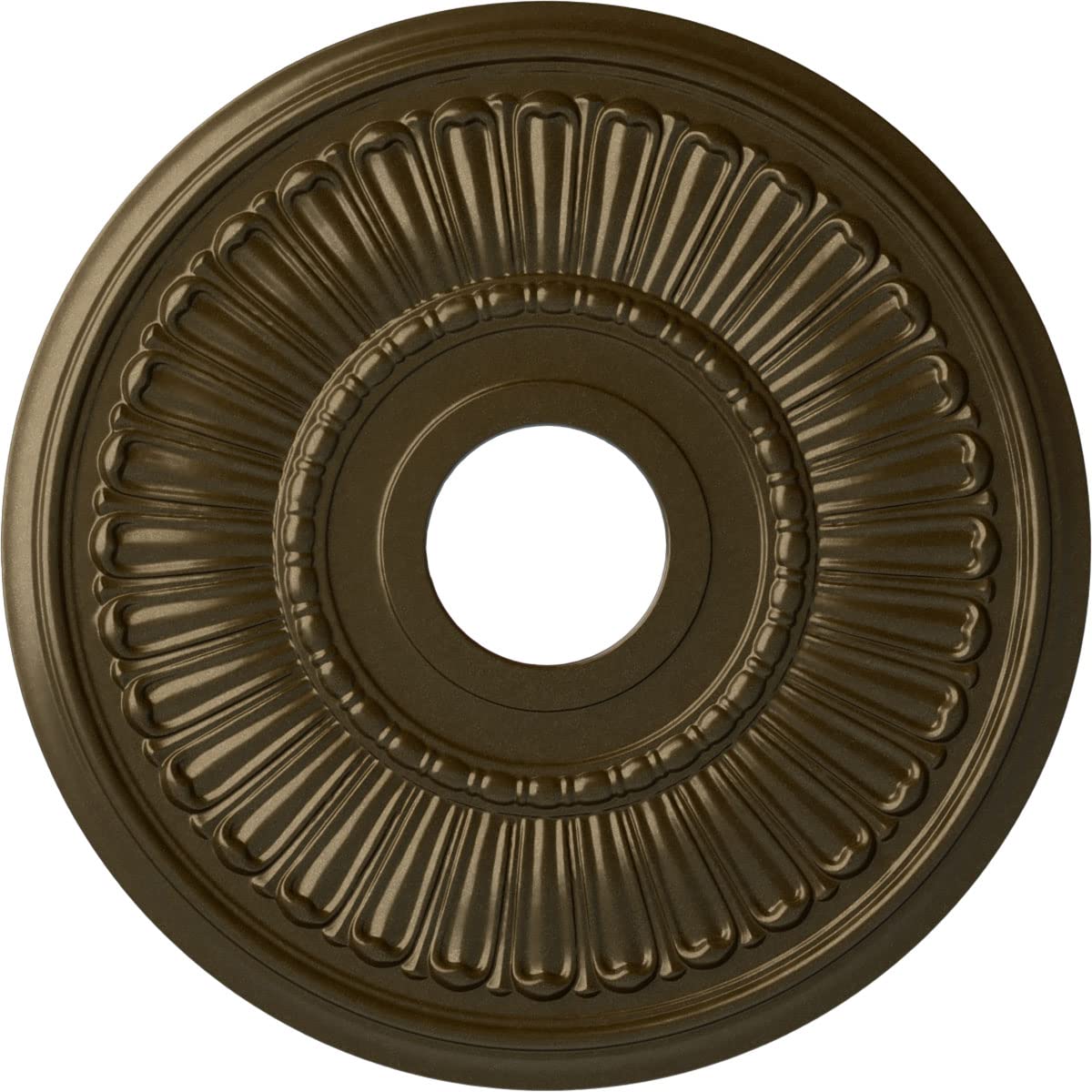 Ekena Millwork Melonie Ceiling Medallion, Brass
