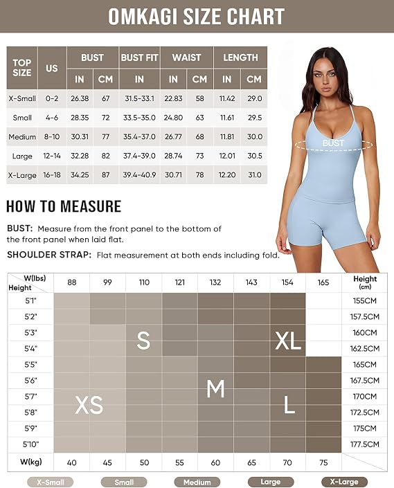 OMKAGI Racerback Workout Tops for Women Built in Bra Cute Open Back V Neck Longline Sports Bra Top