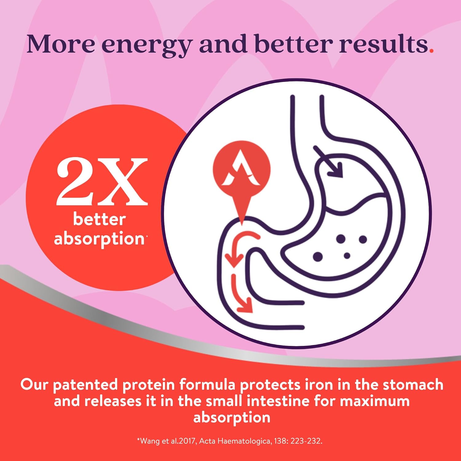 Active Iron Supplement 25mg + Multivitamin for Women – Clinically Proven to Increase Energy & Reduce Tiredness – Gentle, Non-Constipating Iron + Women’s Multivitamin – 30 Capsules + 30 Tablets - Image 3