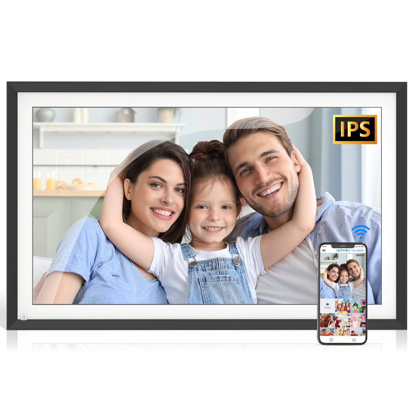 フォトフレーム Social Photo Frame Amazon.com : WiFi PWOSUN Digital Picture Frame - Large 15.6