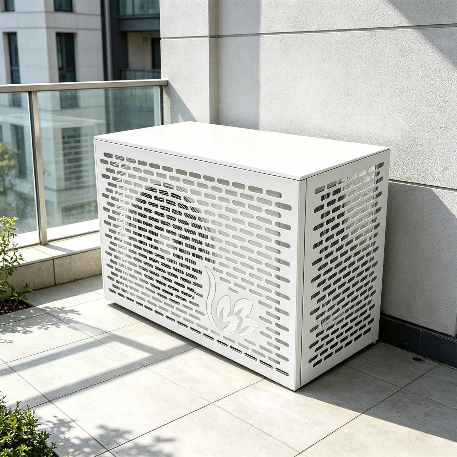 Stainless steel Air Conditioner Fence, Decorative Fence Panels for Patio