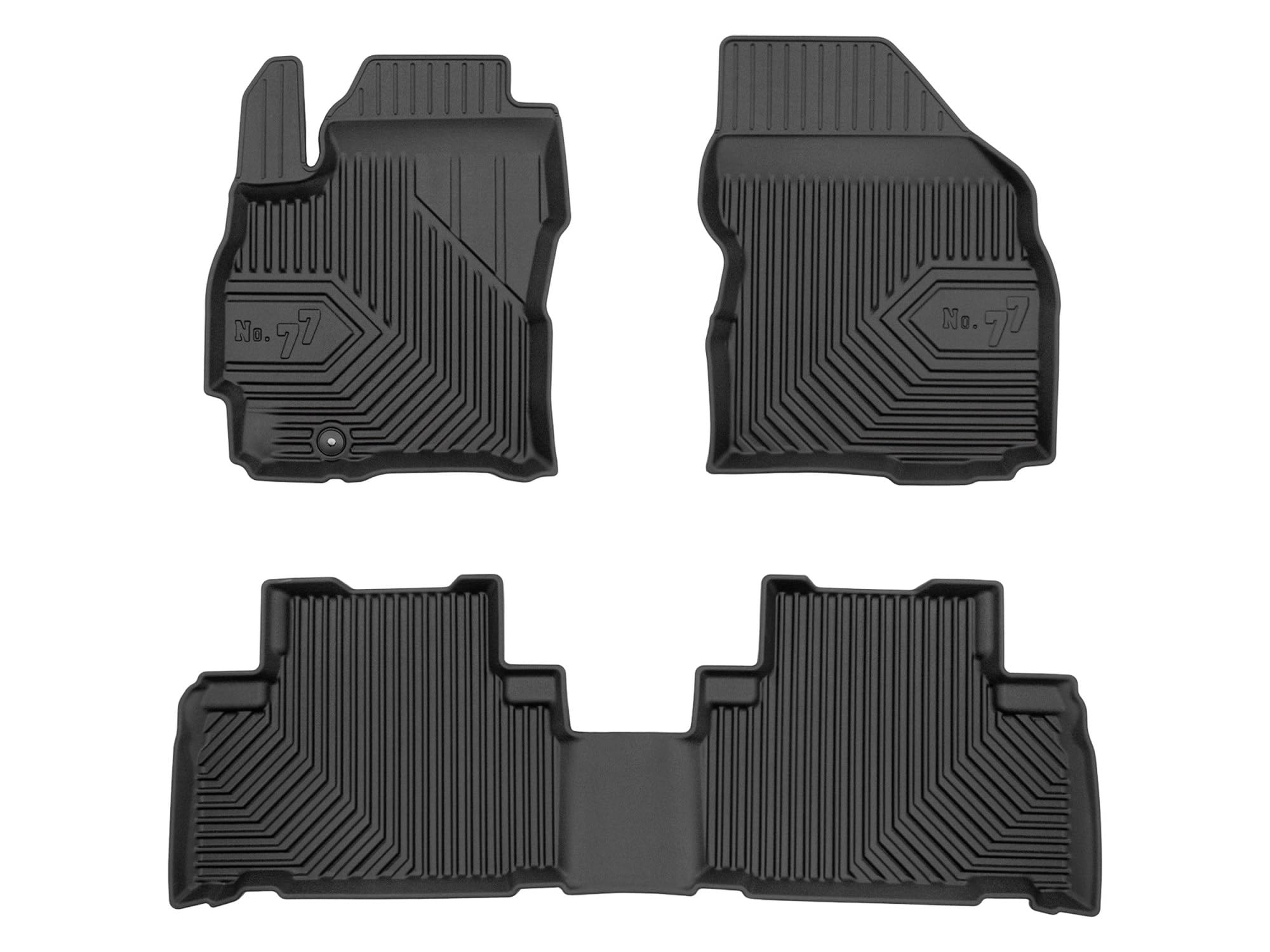 Dywaniki 3D TPE kompatybilne z Mazda Premacy II (2005-2010), komplet, NO77