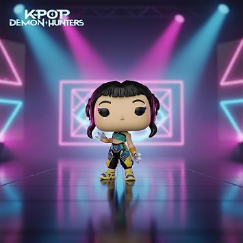 Funko POP! Animation: Netflix Netflix Kpop Demon Hunters - Zoey | Official Merch - Collectable Vinyl Figurine for Shelf Display - Birthday Gift Idea for Fans and Collectors