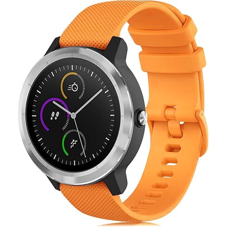 Onedream Correas Compatible para Garmin Vivoactive 3 Vivomove, Pulsera de  Repuesto Band Deportivo Correa del Reloj Silicona Accesorios 20mm para  Hombre y Mujer, Ambar Amarillo (Sin Reloj) : Amazon.es: Electrónica