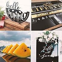 Vista 6 de INTELLIMADE, Hoja acrílica de plexiglás de 8 x 12 pulgadas, panel rectangular de 1/4 pulgadas de grosor, tablero de vidrio de plexiglás fundido