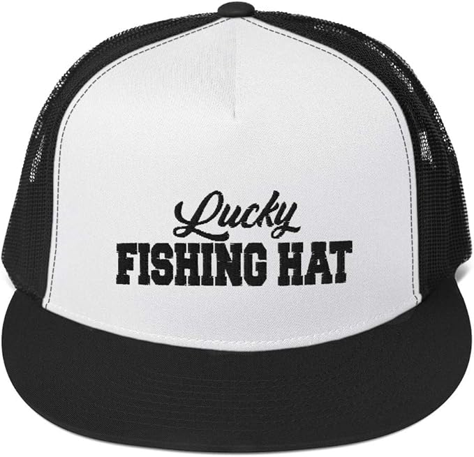 Apparel Outdoor Lucky Fishing Hat Embroidery Fisherman Trucker Cap