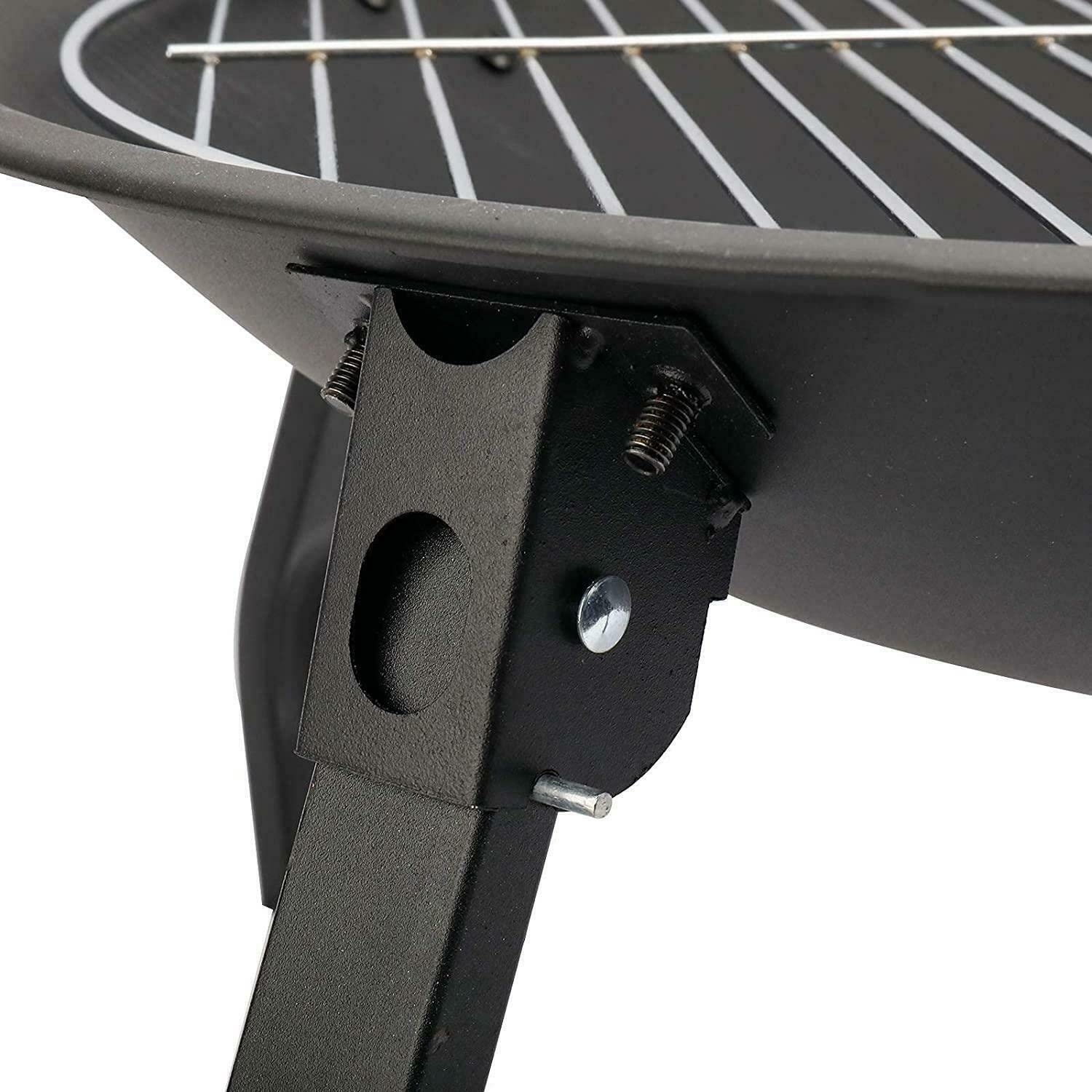 Okrągły duży stalowy palenisko składany ogród Patio Camping grzejnik palnik grill grill