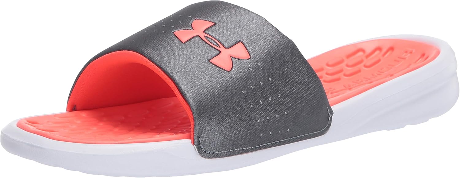 womens under armour playmaker slides