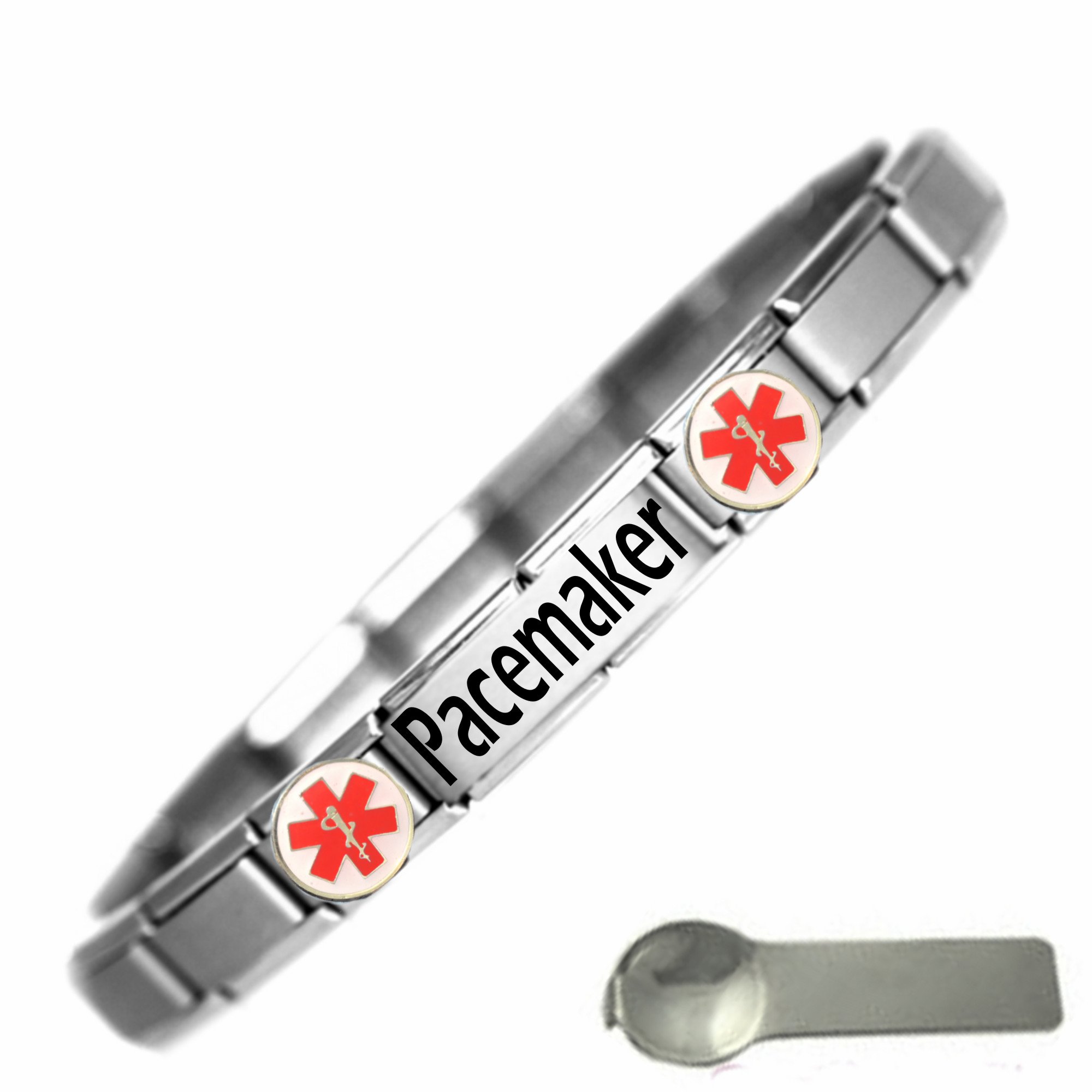 Pacemaker Medical Alert Stainless Steel Bracelet Desertcart
