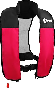 Automatic Inflatable Life Jacket,Preserver PFD for Adults,Life Vest for Adult,Supports Weight up to 330 pounds