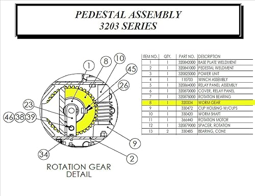 Miniatura 2 de Gusano de engranaje 3203 A