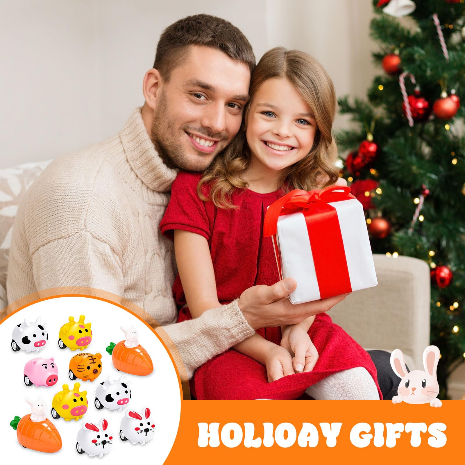 Meanju 12 Pièces Lapins à Remonter avec Carottes, ouets de Course pour Paques Enfant,Jouets à Remonter de Pâques,Décoration de Fête Cadeau de Pâques pour Enfants