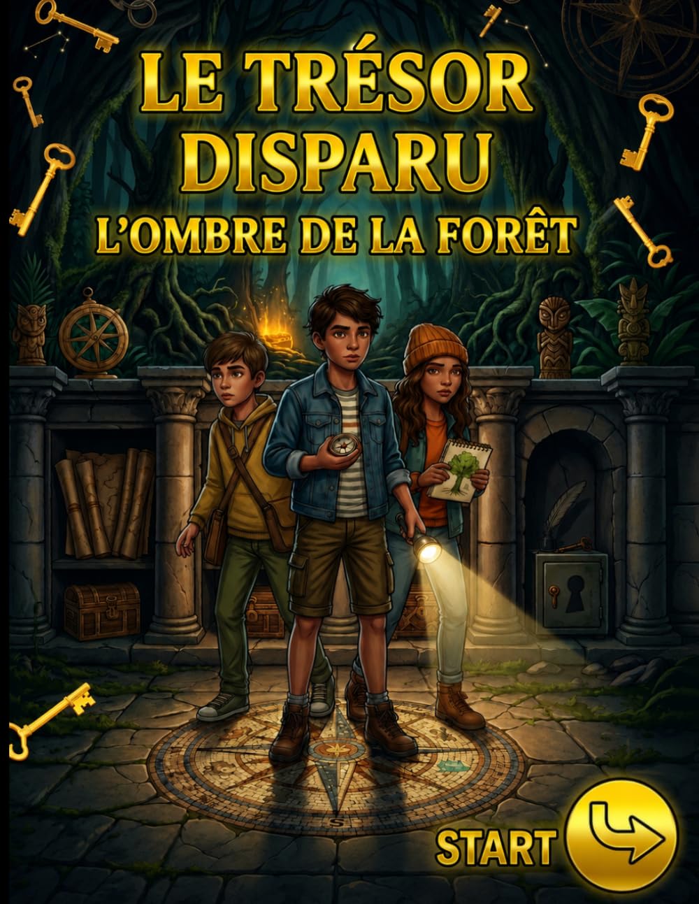 Le Trésor Disparu (Gros Caractères - Arial 30): L'Ombre de la Forêt : RÉSOUS LES ÉNIGMES DE THOMAS, AMBRE ET KEVIN Un roman d'aventure adapté aux ... Aventuriers (Lecture Adaptée Arial 30))