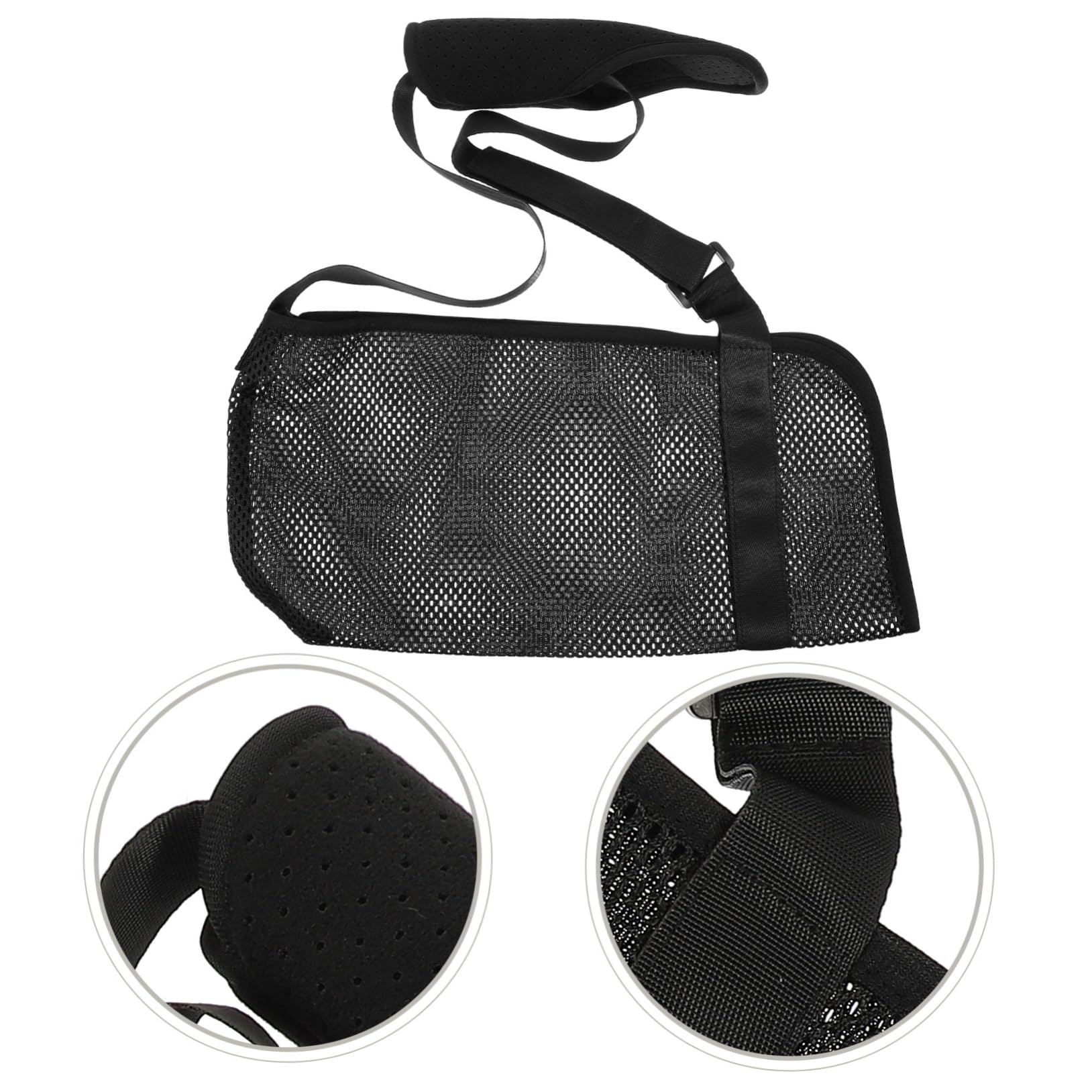 Beavorty Breathable Adjustable Elbow Protector Ergonomic Shoulder Immobilizer for Fractured Arm Support Comfortable Sling for Injury for Men and Women