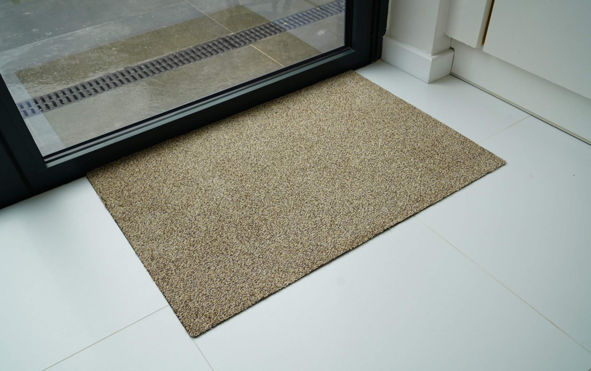 Serdim Rugs Non Slip Tufted Heavy use Door Entrance Absorbent Mats, Beige, 40 x 60 cm(1'4" x1'12")