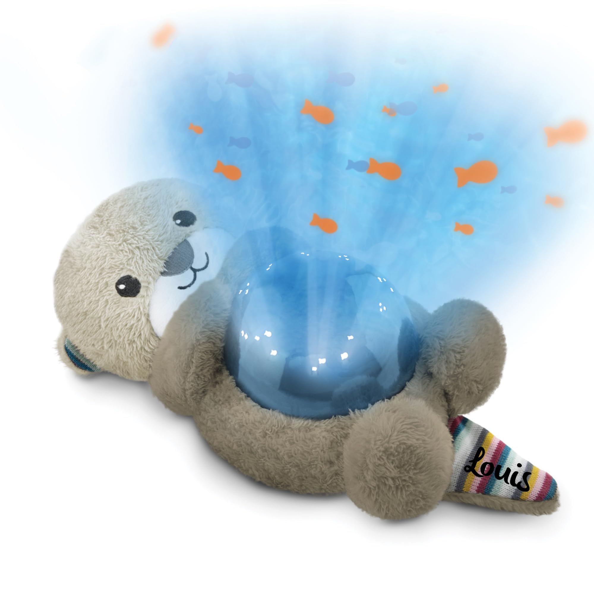 Personalisierter Sternenlicht Projektor Otto – Baby Einschlafhilfe & Nachtlicht Kinder – Beruhigendes Schlummerlicht mit Sternenhimmel – Sanfte Projektion gegen Angst im Dunkeln – Geschenk zur Geburt
