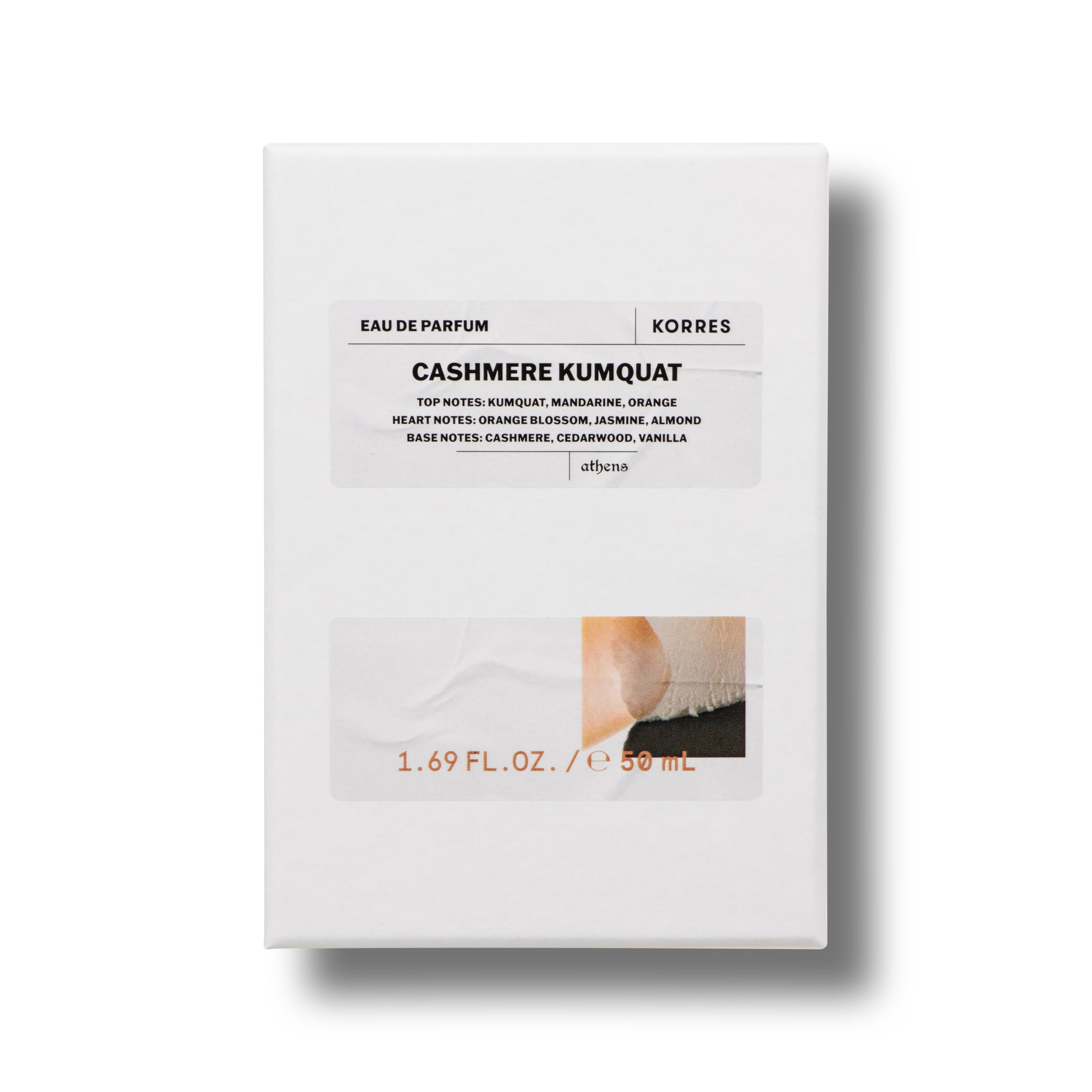 KORRES Cashmere Kumquat Eau de Parfum für Sie, orientalisch, floraler Damenduft mit Orangenblüten & Kaschmir Duft, vegan, 50ml