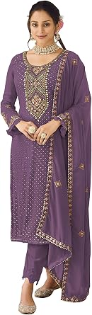 Party Ready To Wear Indian Pakistani Sharara Faux Georgette Suit for Women
