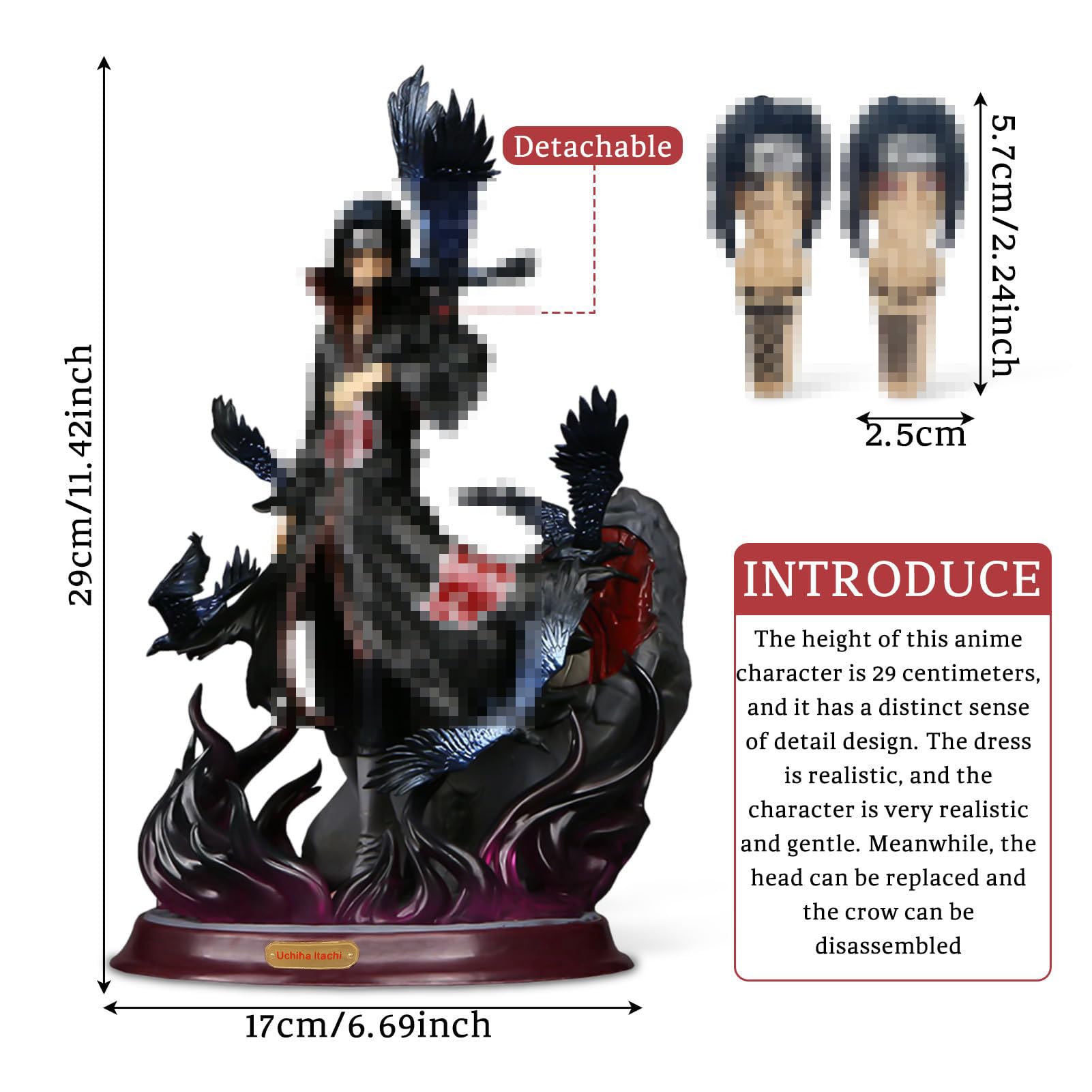 Figurine Naruto Shippuden Dioramatic Uchiha Itachi Anime 17cm -W97
